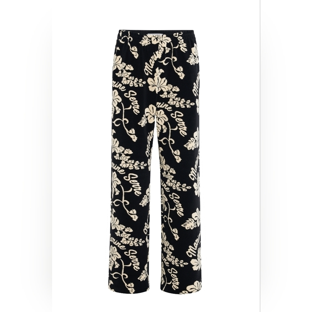 Marine Serre White Line Jacquard Towel Trousers Sweatpants Size XXL - Picture 4 of 9